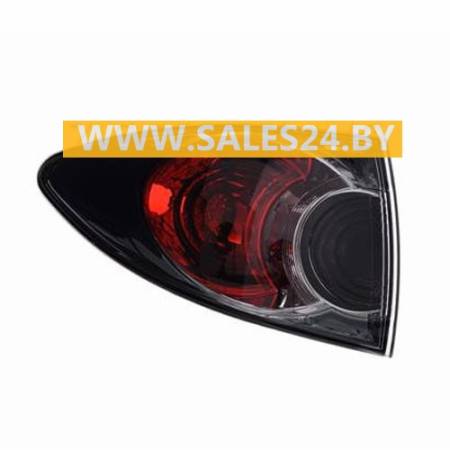 Фонарь задний наружный светло-черный правый (ЕВРОПА УНИВЕРСАЛ) MAZDA 6 2005-2007 | TYC / Тайвань