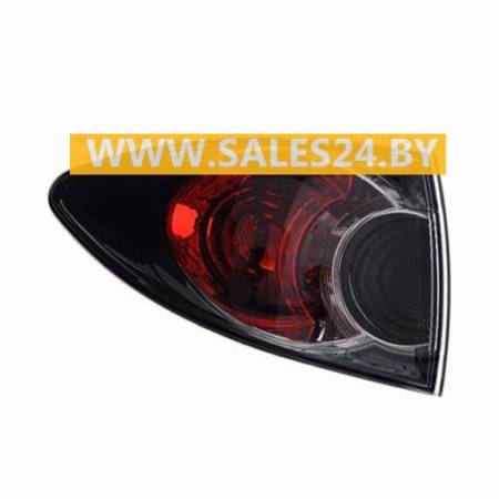 Фонарь задний наружный светло-черный левый (ЕВРОПА УНИВЕРСАЛ) MAZDA 6 2005-2007 | TYC / Тайвань