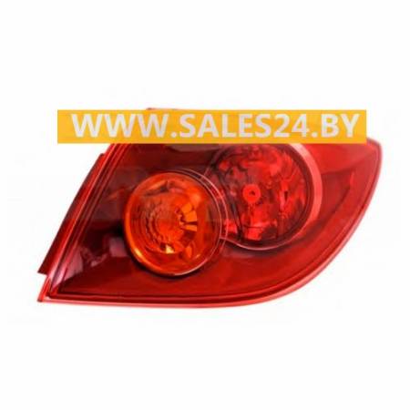 Фонарь задний наружный красный правый (ЕВРОПА ХЭТЧБЭК) MAZDA 3 BK 2006-2008 | TYC / Тайвань