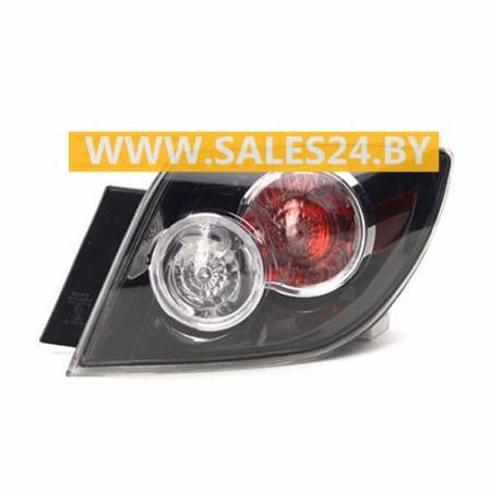 Фонарь задний наружный черный правый (ЕВРОПА ХЭТЧБЭК) MAZDA 3 BK 2003-2006 | TYC / Тайвань