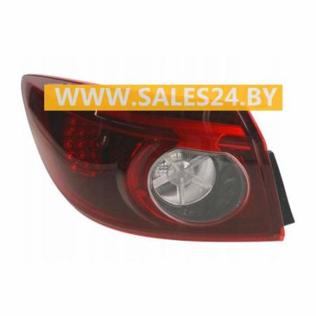 Фонарь задний наружный ДИОД левый (ЕВРОПА СЕДАН) MAZDA 3 BM 2013-2016 | DEPO / Тайвань