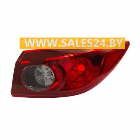 Фонарь задний наружный правый (ЕВРОПА ХЭТЧБЭК) MAZDA 3 BM 2013-2016 | TYC / Тайвань
