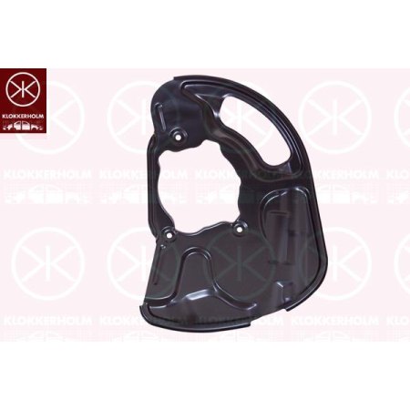 Кожух тормозного диска передний правый MERCEDES W204 2007-2014 | KLOKKERHOLM / Дания - 3518374