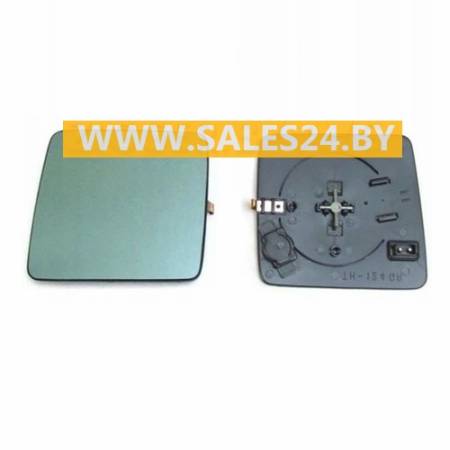 Зеркальный элемент с рамкой и подогревом левый Blue MERCEDES E W124 1985-1992 / MERCEDES C W201 (190) 1982-1993 | AVG / Чехия - Тайвань - Китай