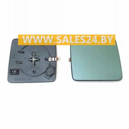 Зеркальный элемент с рамкой и подогревом правый Blue MERCEDES E W124 1985-1992 / MERCEDES C W201 (190) 1982-1993 | AVG / Чехия - Тайвань - Китай