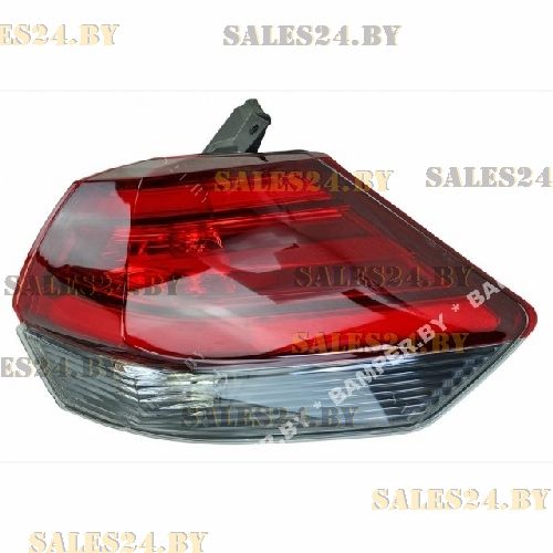 Фонарь задний наружный LED 17- правый DEPO NISSAN X-TRAIL T32 2014-2021 | AVG / Чехия — Тайвань — Китай