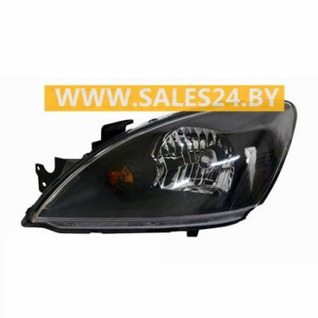 Фара передняя электрорегулировка черный отражатель левая MITSUBISHI LANCER 9 CS 2003-2007 | TYC / Тайвань