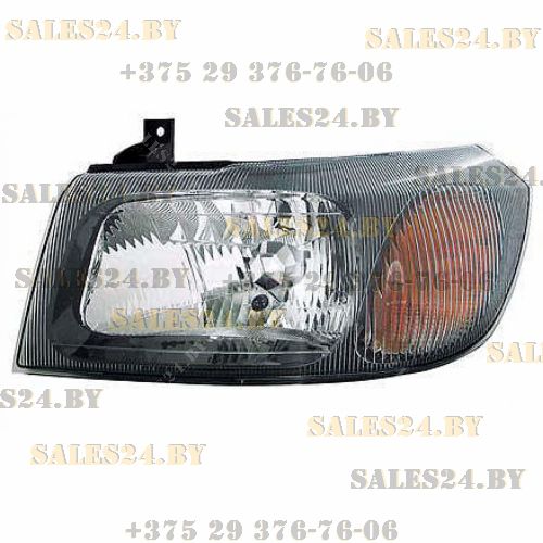 Фара передняя левая с электрокорректором темная FORD TRANSIT 2000-2006 | DEPO / Тайвань