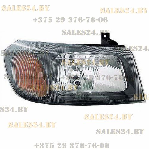 Фара передняя правая с электрокорректором темная FORD TRANSIT 2000-2006 | DEPO / Тайвань