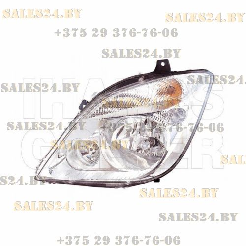 Фара передняя левая [ с противотуманкой - H7/H7/H7 ] MERCEDES SPRINTER 2006-2013 | DEPO / Тайвань