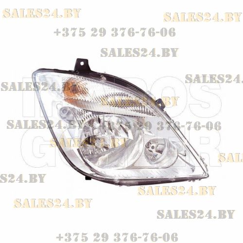 Фара передняя правая [ с противотуманкой - H7/H7/H7 ] MERCEDES SPRINTER 2006-2013 | DEPO / Тайвань