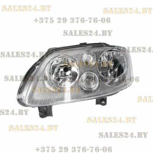 Фара передняя левая с электрокорректором (светлый отражатель) VW TOURAN 2003-2006 / VW CADDY 2004-2010 | DEPO / Тайвань