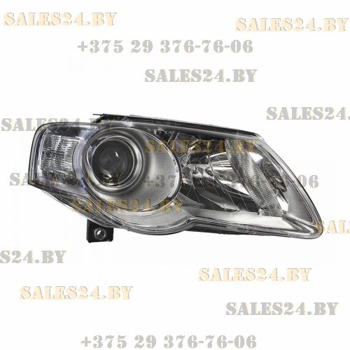 Фара передняя правая с электрокорректором линзованная HELLA TYPE VW PASSAT B6 2005-2010 | DEPO / Тайвань