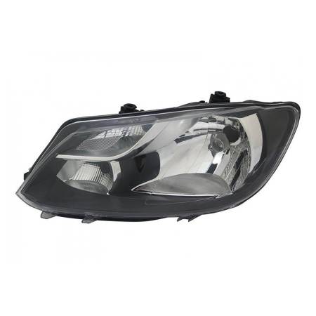 Фара передняя левая под электрокорректор внутри черная VW TOURAN 2010-2014 / VW CADDY 2010-2015 | DEPO / Тайвань