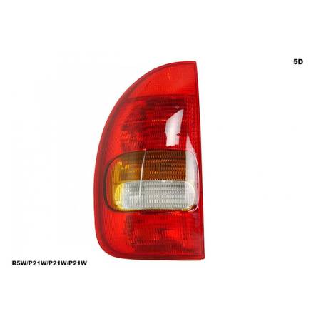 Фонарь задний левый (5ДВ.) OPEL CORSA B 1993-1999 | DEPO / Тайвань