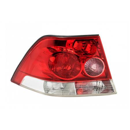 Фонарь задний левый PY21W/P21W/P21W/P21W/R5W красно-белый (СЕДАН) OPEL ASTRA H 2007-2010 | DEPO / Тайвань