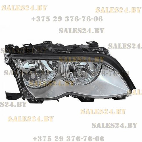 Фара передняя правая с электрокорректором BMW 3 E46 2001-2005 | DEPO / Тайвань