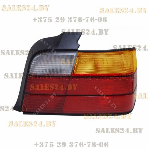 Фонарь задний правый красно-жёлтый BMW 3 E36 1990-1996 | DEPO / Тайвань