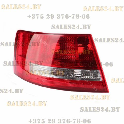 Фонарь задний левый красно-белый AUDI A6 C6 2004-2008 | DEPO / Тайвань