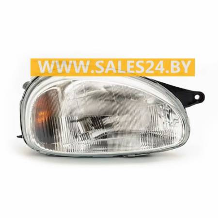 Фара передняя левая под электрокорректор OPEL CORSA B 1993-2000 / OPEL COMBO B 1994-2001 | TYC / Тайвань
