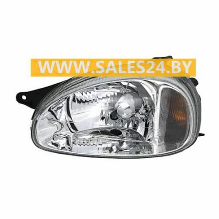 Фара левая прозрачное стекло 99-00 DEPO OPEL CORSA B (03/1993-09/2000) | 50 22 014 1