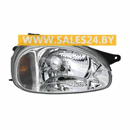 Фара передняя правая прозрачное стекло OPEL CORSA B 1999-2000 / OPEL COMBO B 1999-2001 | DEPO / Тайвань