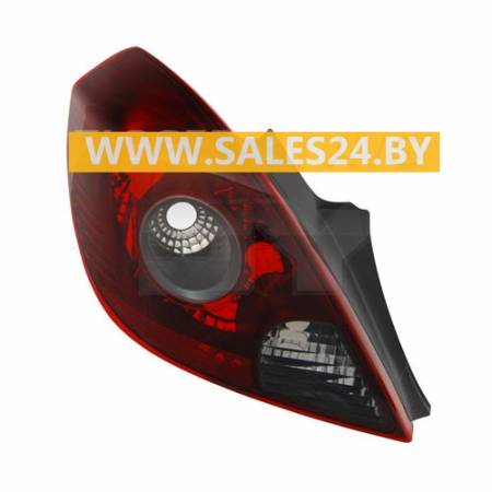 Фонарь задний темный левый (3ДВ.) OPEL CORSA D 2006-2010 | TYC / Тайвань