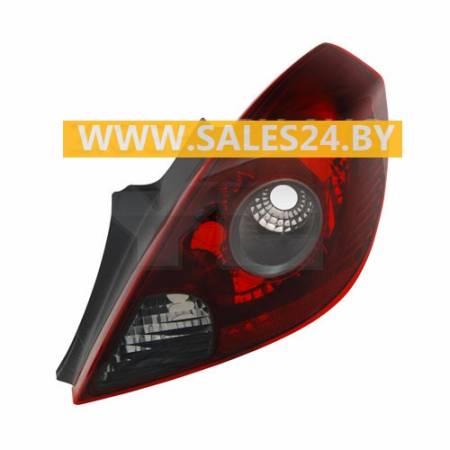 Фонарь задний темный правый (3ДВ.) OPEL CORSA D 2006-2010 | TYC / Тайвань