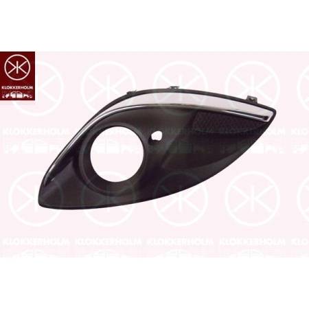 Решетка бампера левая с отв. под противотуманку OPEL CORSA D 2010-2014 | AVG / Чехия - Тайвань - Китай