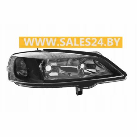 Фара передняя электрорегулировка черный отражатель правая OPEL ASTRA G 1998-2004 | DJ-AUTO / Тайвань