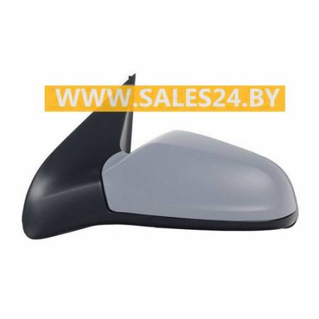 Зеркало грунтованное электрическое с подогревом левое (3ДВ.) OPEL ASTRA H 2004-2010 | AVG / Чехия - Тайвань - Китай
