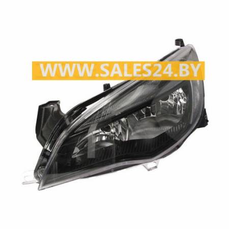 Фара передняя под электрокорректор черный отражатель левая OPEL ASTRA J 2009-2012 | TYC / Тайвань