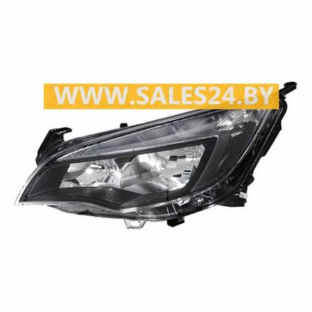 Фара передняя под электрокорректор черный отражатель ДИОД левая OPEL ASTRA J 2012-2015 | DEPO / Тайвань