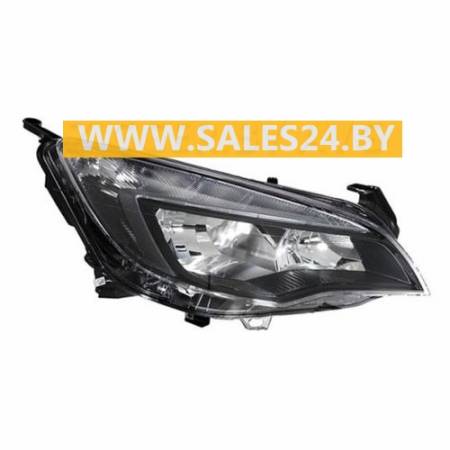 Фара передняя под электрокорректор черный отражатель ДИОД правая OPEL ASTRA J 2012-2015 | DEPO / Тайвань