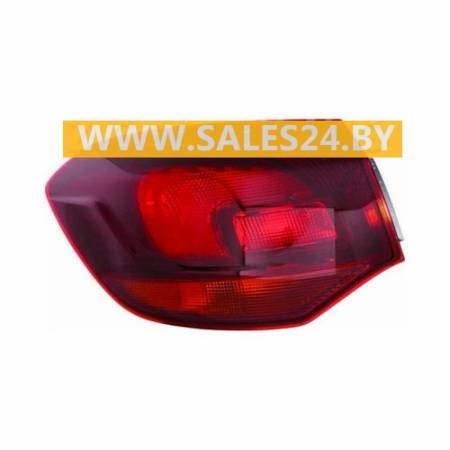 Фонарь задний наружный тонированный левый (ХЭТЧБЭК 5ДВ.) OPEL ASTRA J 2009-2012 | TYC / Тайвань
