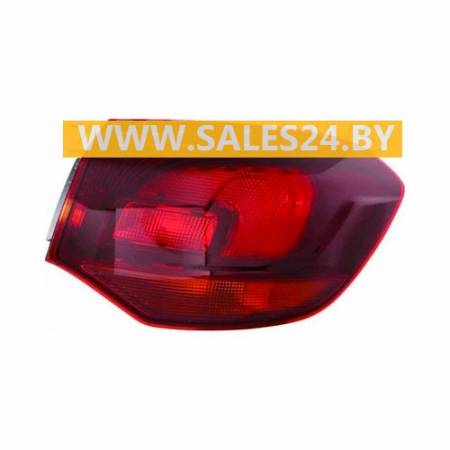 Фонарь задний наружный тонированный правый (УНИВЕРСАЛ) OPEL ASTRA J 2009-2012 | TYC / Тайвань