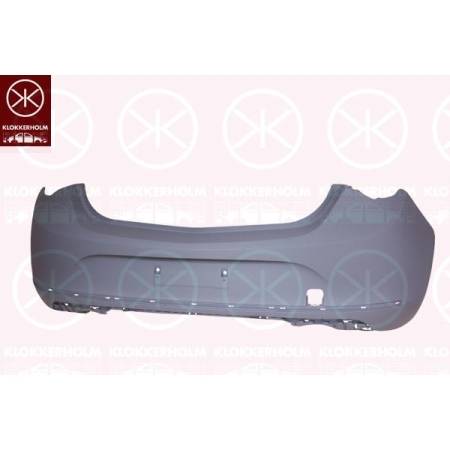 Бампер задний серый без отв. под парктроники (ХЭТЧБЭК 5ДВ.) OPEL ASTRA J 2012-2015 | AVG / Чехия - Тайвань - Китай