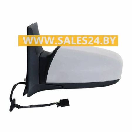Зеркало грунтованное электрическое с подогревом левое OPEL ZAFIRA B 2005-2008 | AVG / Чехия - Тайвань - Китай