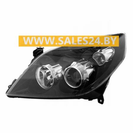Фара передняя под электрокорректор черный отражатель левая OPEL VECTRA 2005-2008 / OPEL SIGNUM 2005-2008 | TYC / Тайвань
