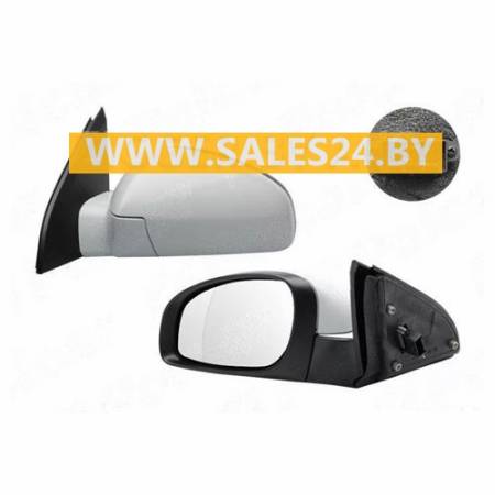 Зеркало грунтованное электрическое с подогревом левое OPEL VECTRA 2002-2008 / OPEL SIGNUM 2003-2008 | AVG / Чехия - Тайвань - Китай