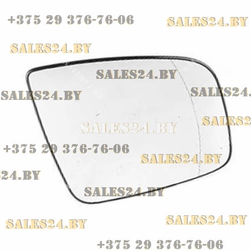 Зеркальный элемент правый с рамкой и подогревом асферический MERCEDES VITO / VIANO W639 2010-2014 | POLCAR / Польша