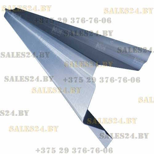 Порог (1,0 мм, ОЦИНК) левый (полный профиль, до резинки) ACURA TSX / HONDA ACCORD VII 2003-2007 | Кузовсталь / Беларусь