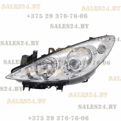 Фара передняя левая с электрокорректором PEUGEOT 307 2005-2008 | DEPO / Тайвань