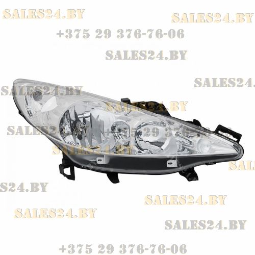 Фара передняя правая с электрокорректором PEUGEOT 207 2006-2012 | DEPO / Тайвань