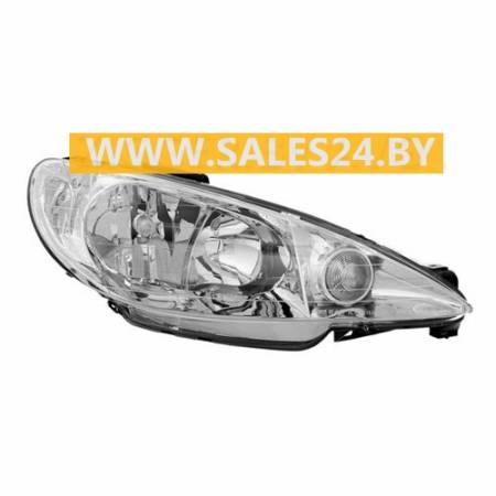Фара передняя электрорегулировка H1/H7 правая PEUGEOT 206 2006-2009 | TYC / Тайвань