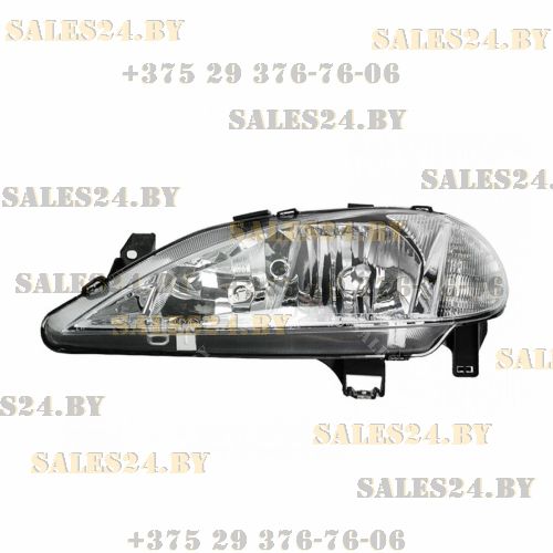 Фара передняя электрорегулировка 2 лампочки левая RENAULT MEGANE 1999-2002 | DEPO / Тайвань