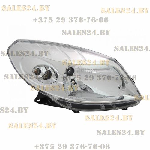 Фара передняя правая хромированная RENAULT SANDERO 2008-2013 | DEPO / Тайвань