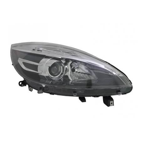 Фара передняя правая внутри черная RENAULT SCENIC 2012-2015 | DEPO / Тайвань