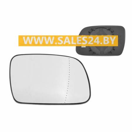 Зеркальный элемент с рамкой и подогревом правый PEUGEOT 407 2004-2008 / 307 2000-2008 / CITROEN XSARA 1997-2005 | AVG / Чехия - Тайвань - Китай