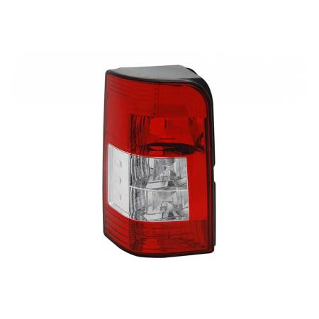 Фонарь задний левый красно-белый (1ДВ.) CITROEN BERLINGO / PEUGEOT PARTNER 2005-2008 | DEPO / Тайвань